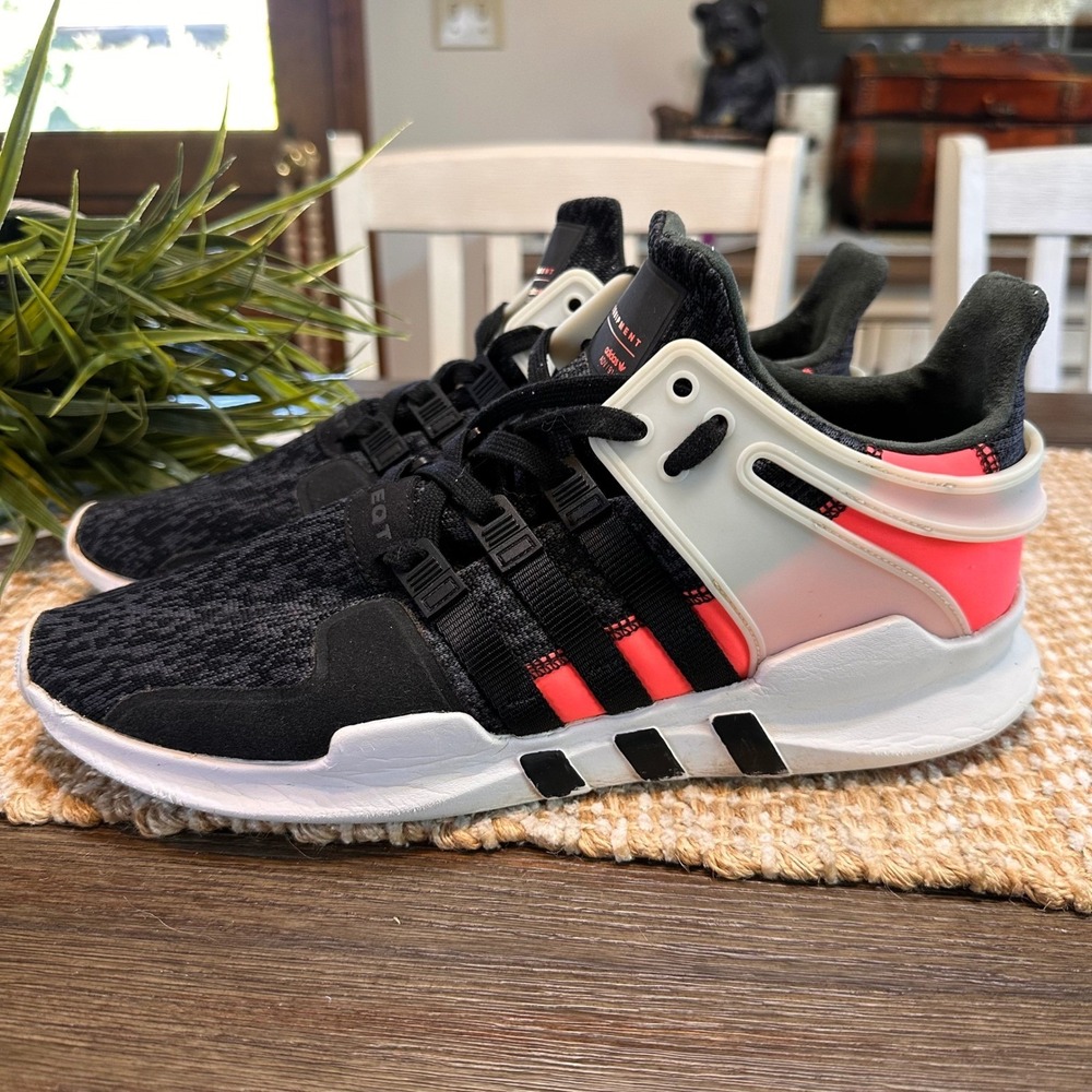 Adidas Equipment Support ADV BB1302 Black‎ Pink Mens Running Shoes Size 11.5